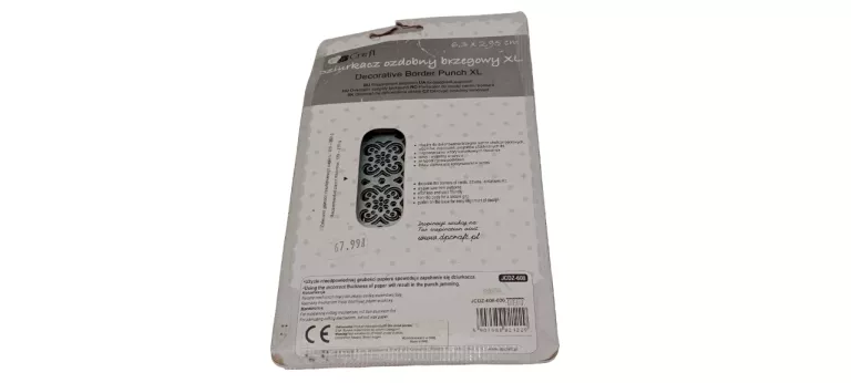 DZIURKACZ OZDOBNY BRZEGOWY XL, KORONKA