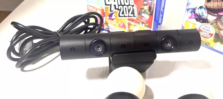 PS4 VR KAMERA+2 KONTROLERY MOVE +2GRY