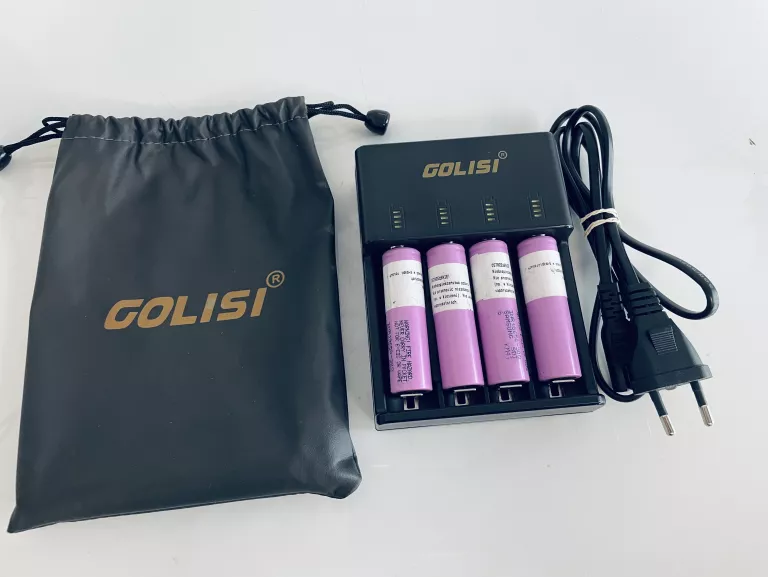 ŁADOWARKA GOLISI SMART I4 E10C1+ AKUMULATORY SAMSUNG INR18650-30