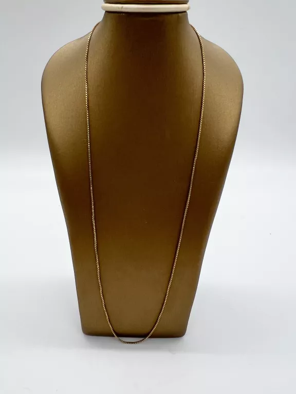 ZŁOTY ŁAŃCUSZEK KOSTKA 750/2,98G/55CM