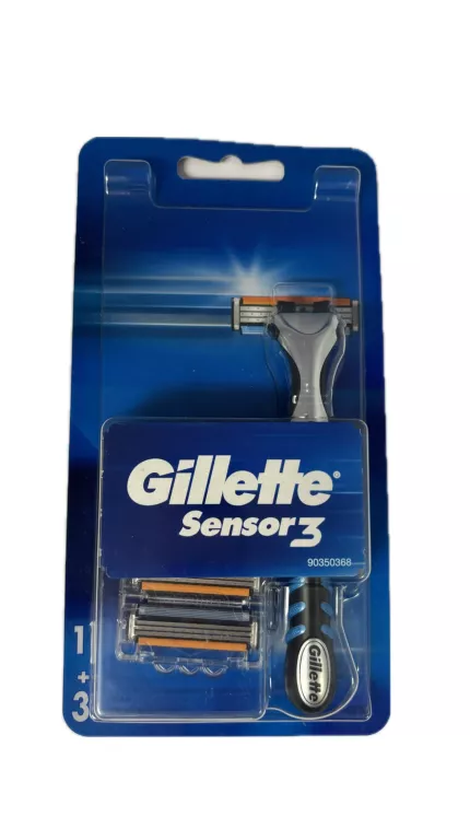 MASZYNKA DO GOLENIA GILLETTE SENSOR 3 + 3 OSTRZA