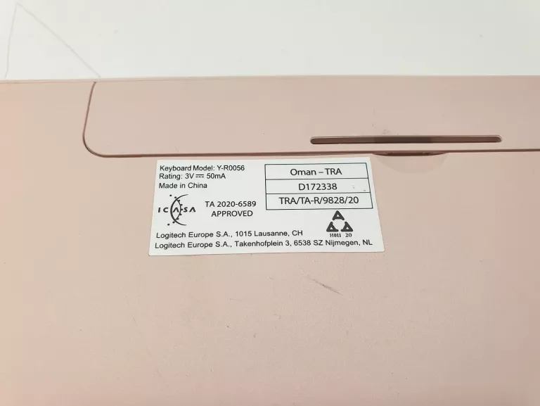 KLAWIATURA BEZPRZEWODOWA LOGITECH PEBBLE KEYS 2 K380S RÓŻOWA