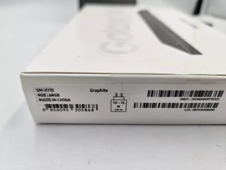 TABLET SAMSUNG GALAXY TAB A9 SM-X115 4/64 GRAPHITE BLOKADA