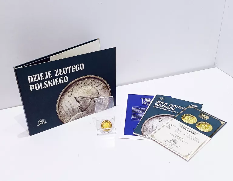 MONETA KOLEKCJONERSKA 100 LAT ZŁOTEGO