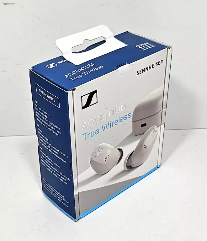 SŁUCHAWKI DOKANAŁOWE SENNHEISER ACCENTUM TRUE WIRELESS BIAŁE