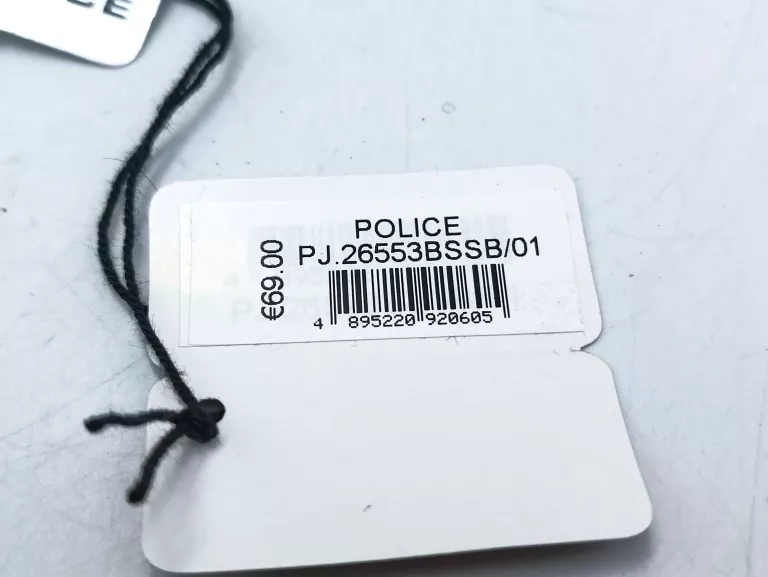 BRANSOLETA MĘSKA POLICE SREBRNA STAL 316L CZASZKA 19CM