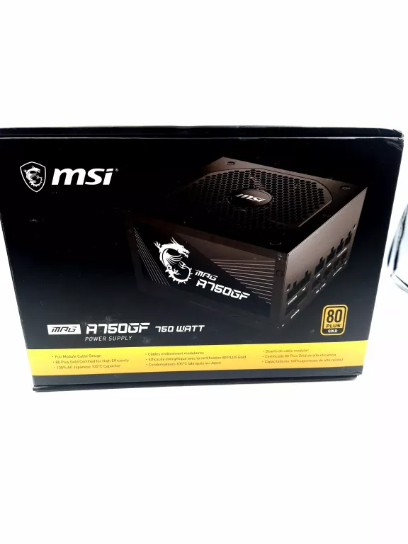 ZASILACZ MSI A750GF N.O.W.Y