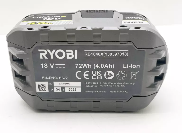 AKUMULATOR RYOBI RB18L40 4,0AH 18V