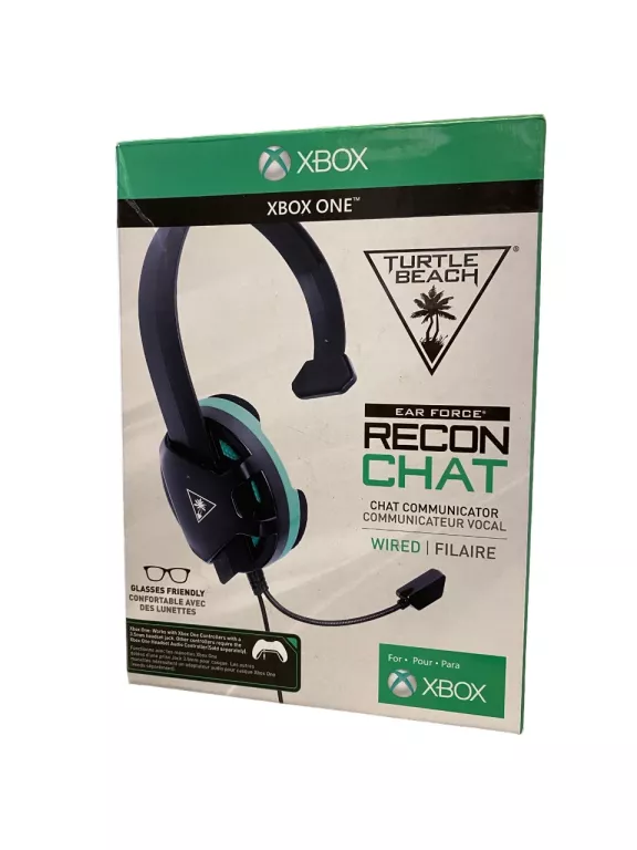 SŁUCHAWKI DO CZATU PRZEWODOWE Z MIKROFONEM TURTLE BEACH RECON CHAT XBOX