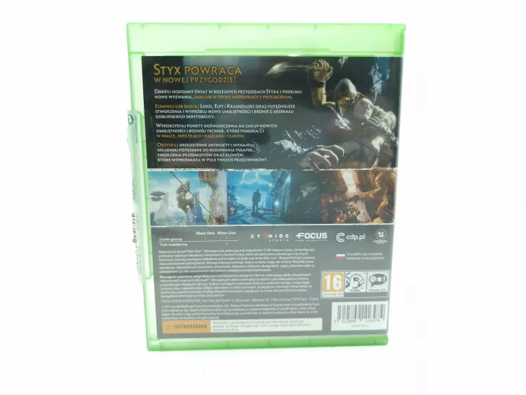 GRA STYX SHARDS OF DARKNESS XBOX ONE POLSKI