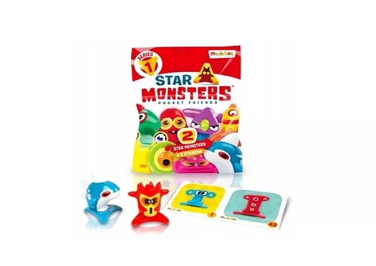 STAR MONSTERS S1 POCKET FRIENDS 2 FIGURKI + 2 MINI KAPSUŁY