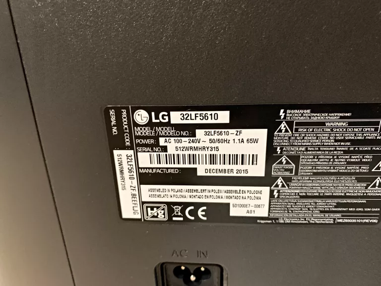 TELEWIZOR LG 32LF5610