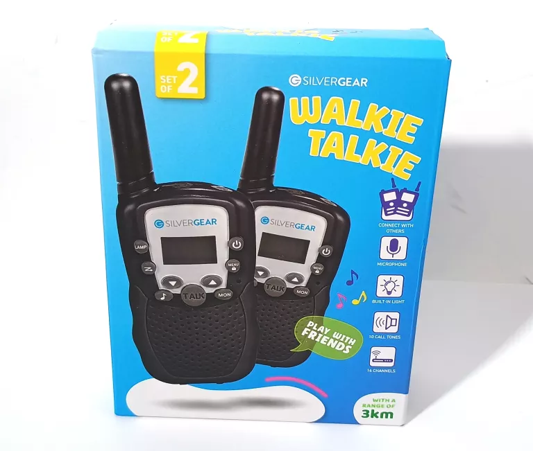WALKIE TALKIE SILVERGEAR CZARNE