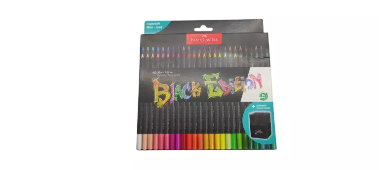 ZESTAW KREDEK FABER-CASTELL 50 SZTUK BLACK EDITION