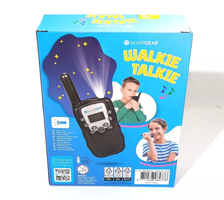 WALKIE TALKIE SILVERGEAR CZARNE