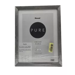 KOMAR BI-3040-ST-S DREWNIANA RAMA DO ZDJĘĆ STONE SILVER 30 X 40 CM