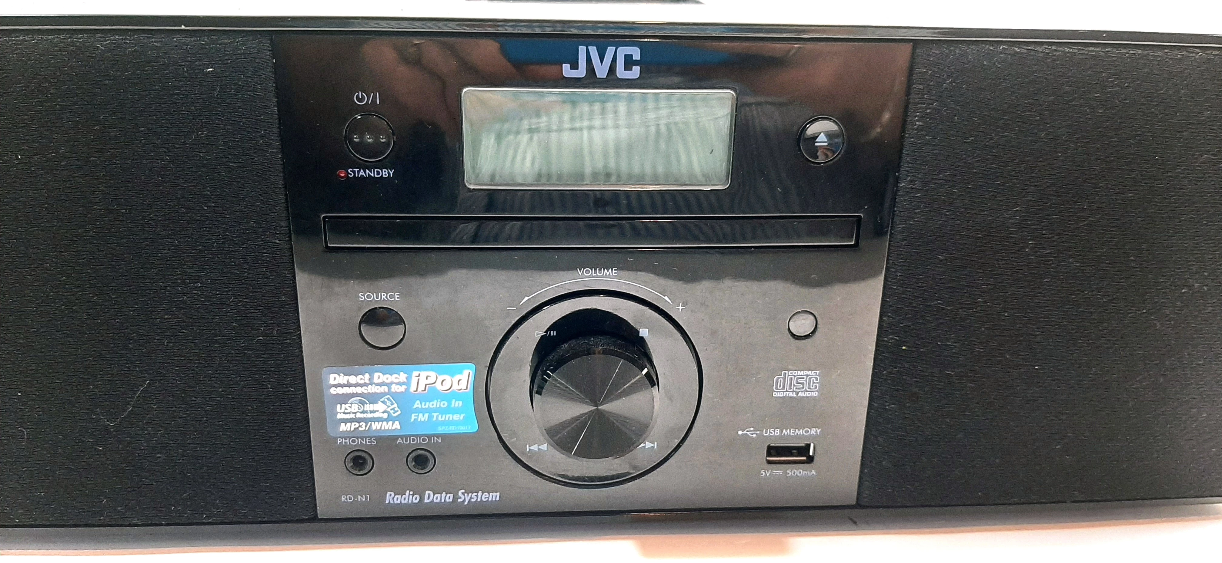 mini-wieza-jvc-rd-n1-pilot-stan-uzywany