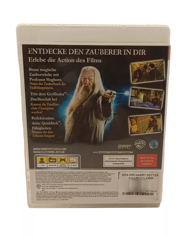 GRA PS3 HARRY POTTER I KSIĄŻE PÓŁKRWI