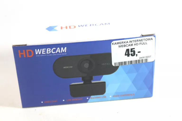 KAMERKA INTERNETOWA WEBCAM HD FULL WIDEOKONFERENCYJNA