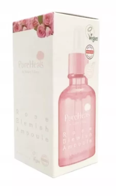 PUREHEALS ROSE BLEMISH AMPULE - NAWILŻAJĄCA AMPUŁKA DO TWARZY 30 ML