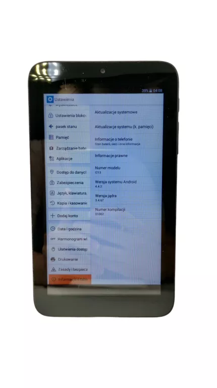 TABLET ALCATEL ONETOUCH PIXI 7 SAMO URZĄDZENIE