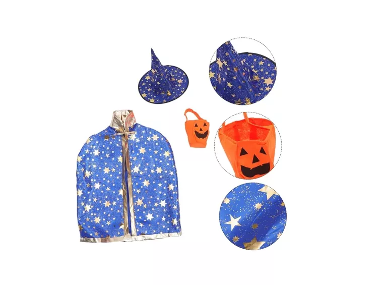 KOSTIUM CZARODZIEJA NA HALLOWEEN