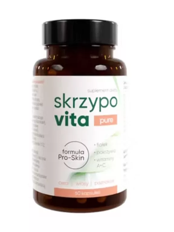 SKRZYPOVITA PURE TRĄDZIK POKRZYWA SKRZYP POLNY 60 KAPS.