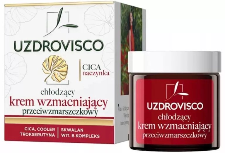 UZDROVISCO CICA NACZYNKA CHŁODZĄCY KREM PRZECIWZMARSZCZKOWY 50 ML