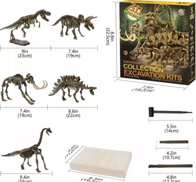ZESTAW FIGUREK DINOZAURÓW REALISTYCZNE ZABAWKI DLA DZIECI