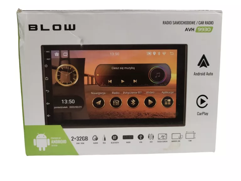RADIO SAMOCHODOWE RADIO BLOW AVH 9930 PUD