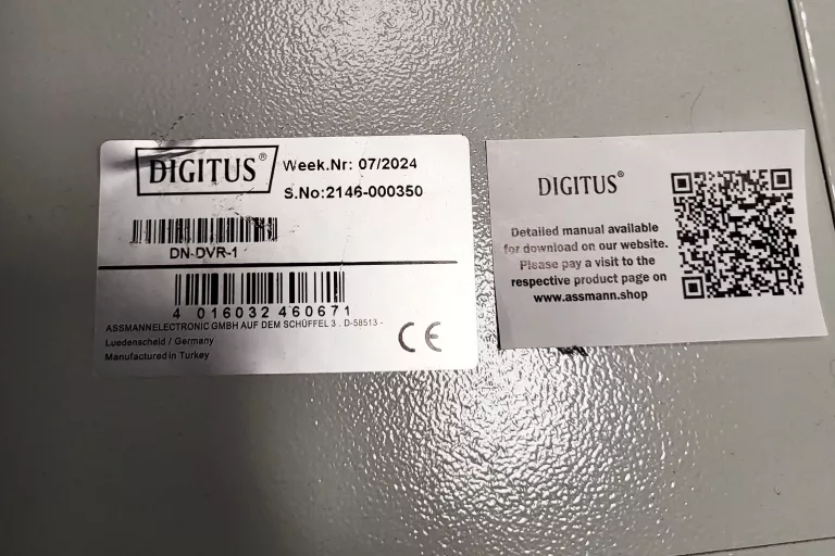 DIGITUS OBUDOWA DVR NVR DO MONTAŻU ŚCIENNEGO - PROFIL 2U 19"