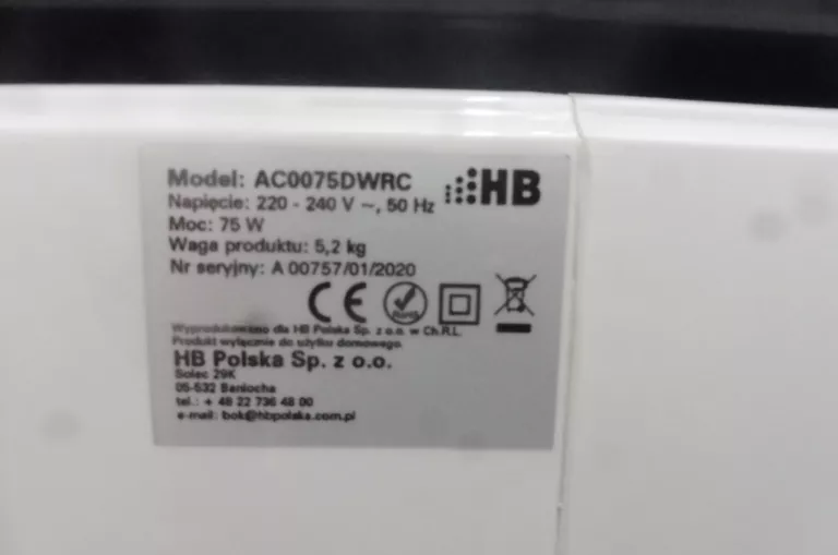 klimator-ac-0075-dwrc-stan-11323-2