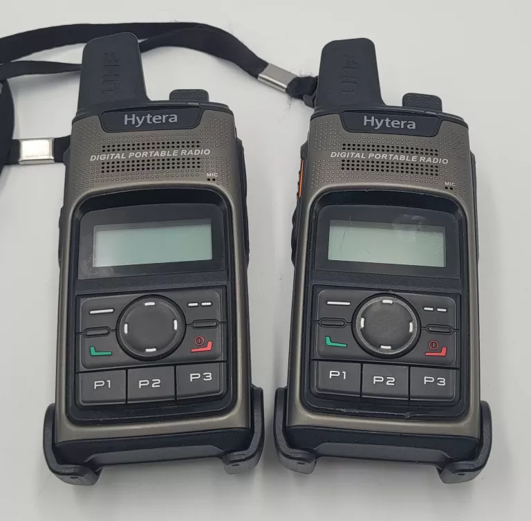 ZESTAW 2 X HYTERA PD375 UHF - RADIOTELEFON ANALOGOWO-CYFROWY DMR