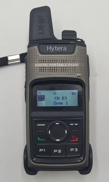 ZESTAW 2 X HYTERA PD375 UHF - RADIOTELEFON ANALOGOWO-CYFROWY DMR