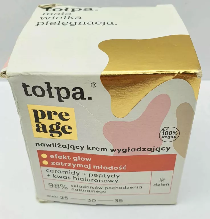 NAWILŻAJĄCY KREM WYGŁADZAJĄCY NA DZIEŃ TOŁPA PRE AGE 50 ML