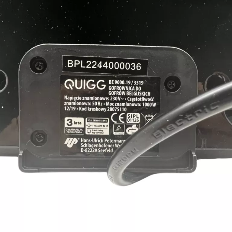 GOFROWNICA QUIGG 3W1 PŁYTA NIPRZYWIERAJĄCA