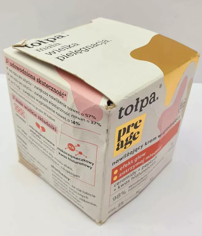NAWILŻAJĄCY KREM WYGŁADZAJĄCY NA DZIEŃ TOŁPA PRE AGE 50 ML