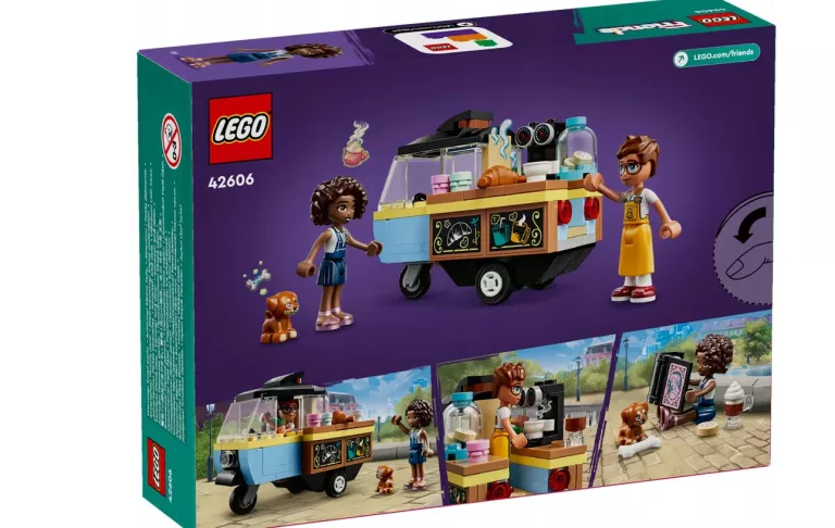 LEGO FRIENDS 42606 MOBILNA PIEKARNIA ZESTAW KLOCKÓW DLA DZIEWCZYNKI +6 LAT