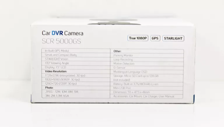 SENCOR KAMERA SAMOCHODOWA SCR 5000GS FHD