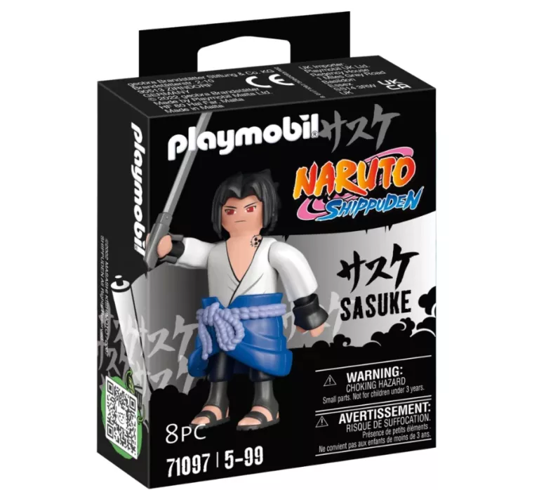 PLAYMOBIL NARUTO SHIPPUDEN FIGURKA SASUKE Z AKCESORIAMI 71097