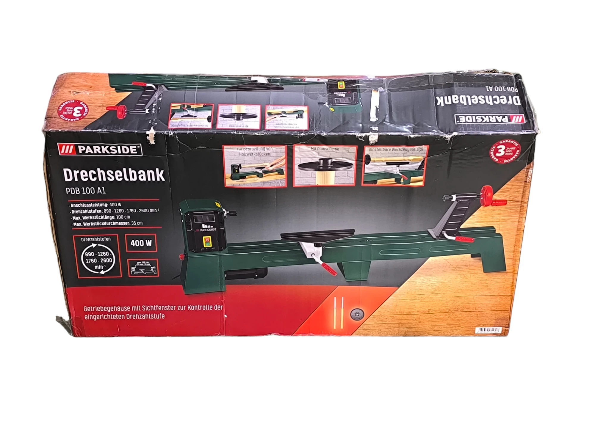 tokarka-do-drewna-parkside-pdb-100-a1-400-w-stan-uzywany