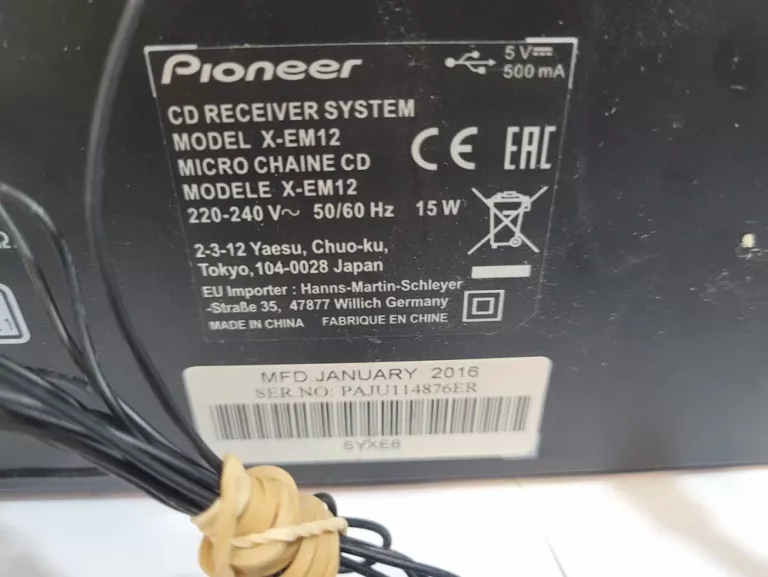 MINIWIEŻA PIONEER X-EM12