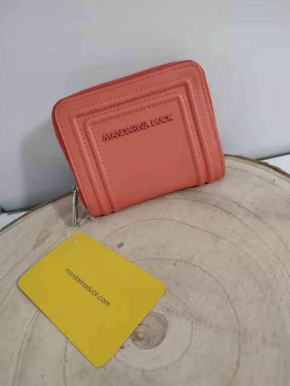 PORTFEL MANDARINA DUCK ŁOSOSIOWY