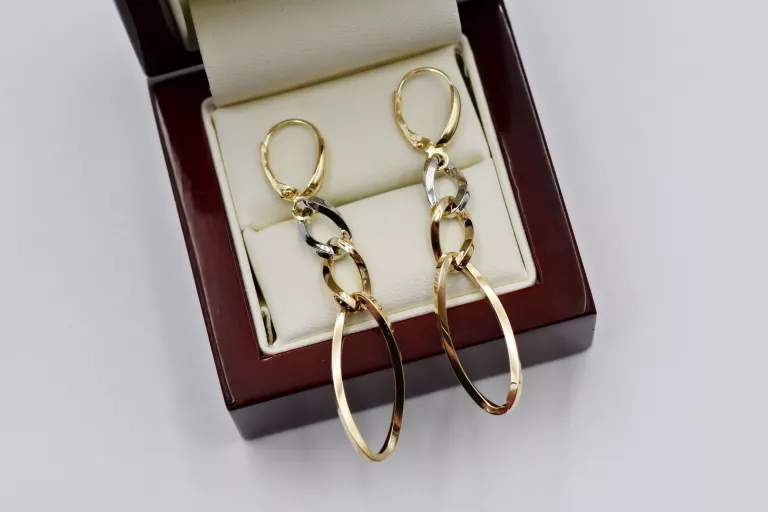 sliczne-zlote-kolczyki-wiszace-585-256g-biale-zloto-garbary-53-poznan