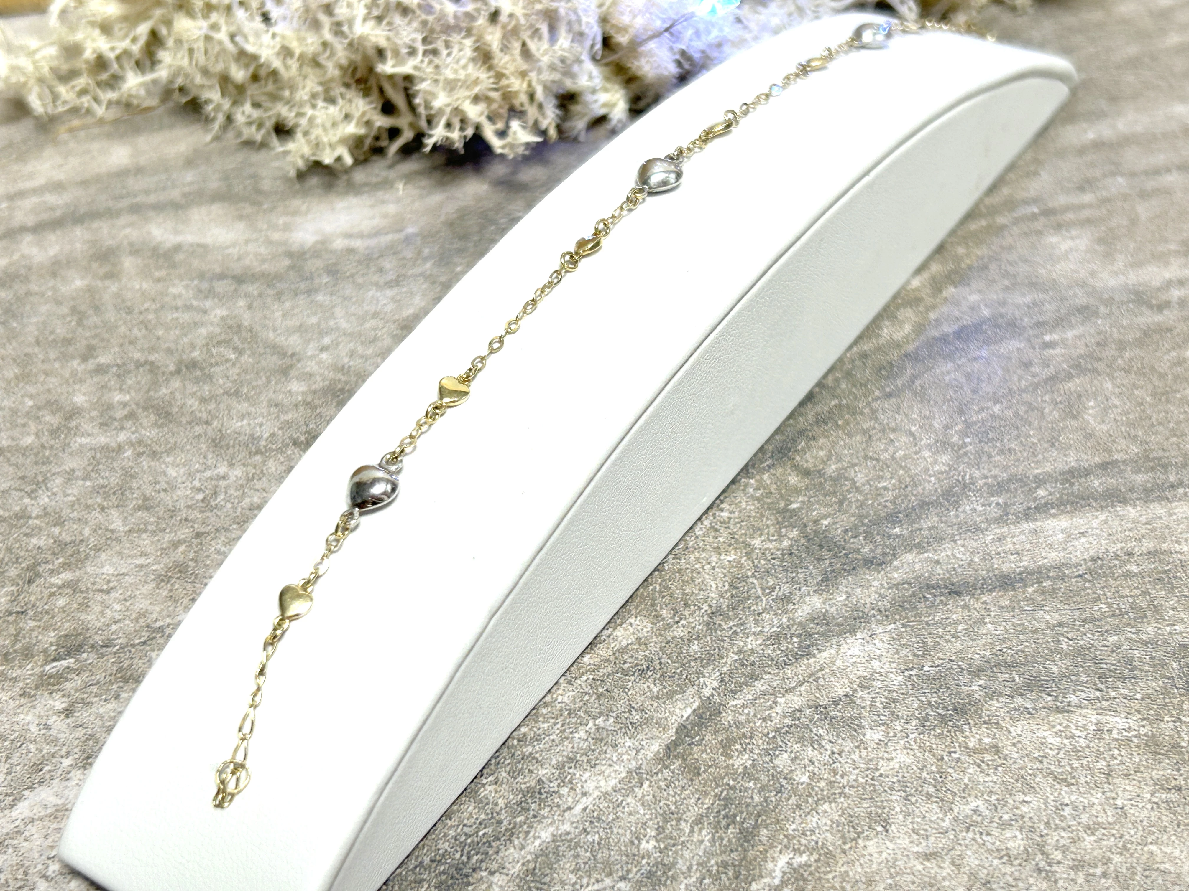 zlota-bransoletka-z-serduszkami-p585-biale-zloto-apart-205-cm-jutrzenki-24-c-bielsko-biala