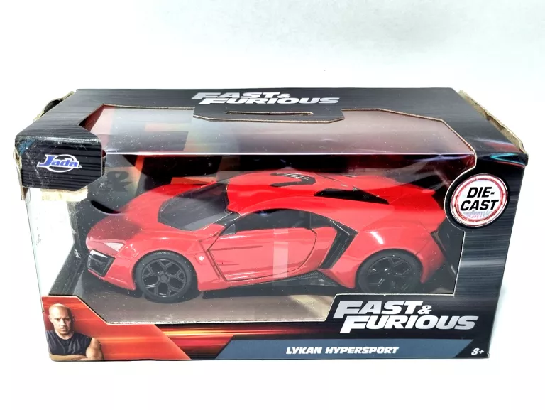 ZESTAW JADA FAST & FURIOUS - SZYBCY I WŚCIEKLI 3 SAMOCHODY