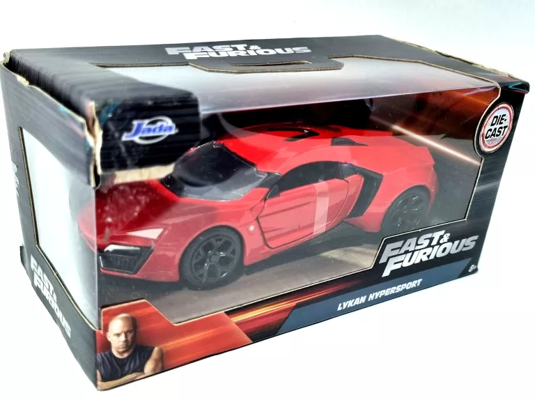 ZESTAW JADA FAST & FURIOUS - SZYBCY I WŚCIEKLI 3 SAMOCHODY