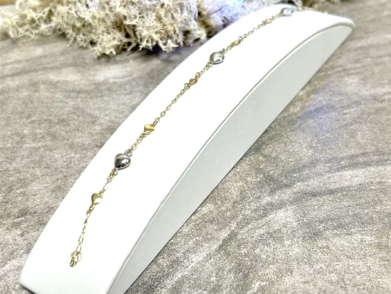 zlota-bransoletka-z-serduszkami-p585-biale-zloto-apart-205-cm-jutrzenki-24-c-bielsko-biala