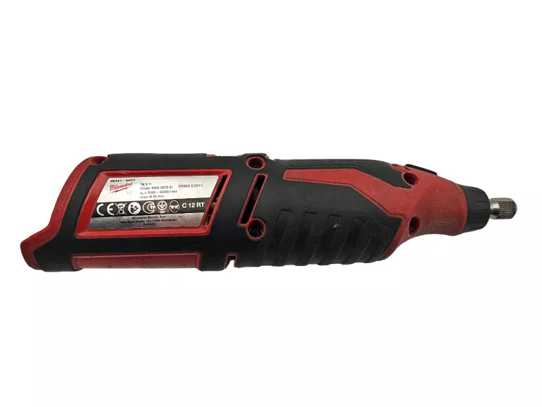 SZLIFIERKA PROSTA TRZPNIENIOWA MILWAUKEE C12 RT + ŁADOWARKA M12-18C
