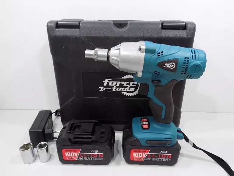 KLUCZ AKUMULATOROWY UDAROWY DO KÓŁ FORCE TOOLS RK-4058 KOMPLET WALIZA